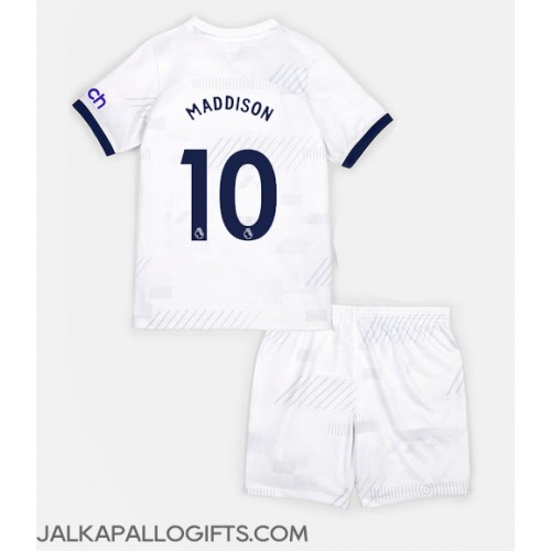 Tottenham Hotspur James Maddison #10 Koti Peliasu Lasten 2023-24 Lyhythihainen (+ Lyhyet housut)